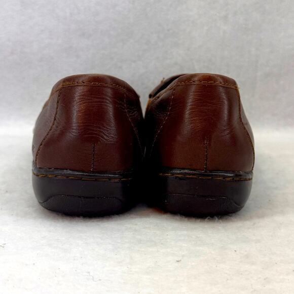 EUC b.o.c. by Born Brown Leather Slip-on Women’s Shoes Howell Loafers size 8.5 - Picture 3 of 9